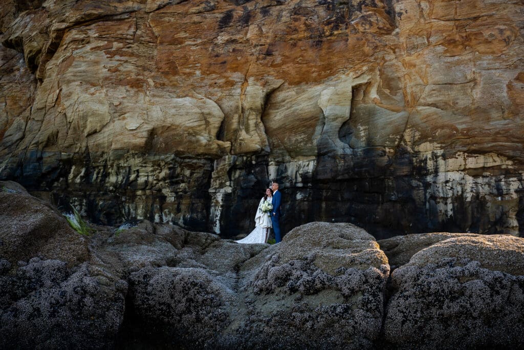 elope at Arch Cape, Oregon