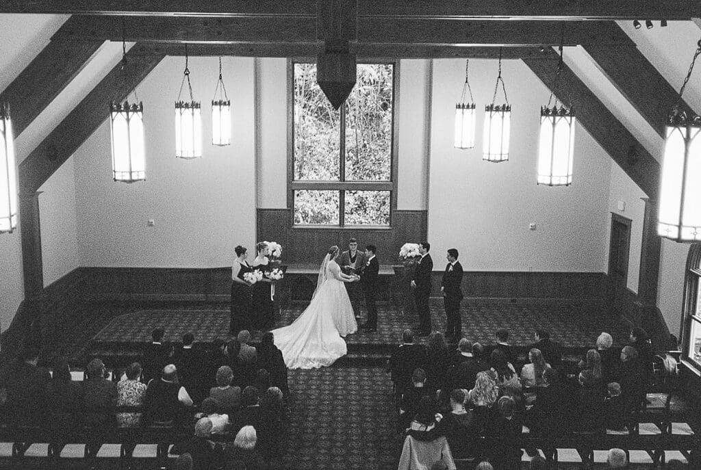 Film Wedding Photography at Abernethy Center
