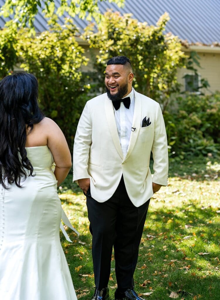 Fall wedding Green Villa Barn