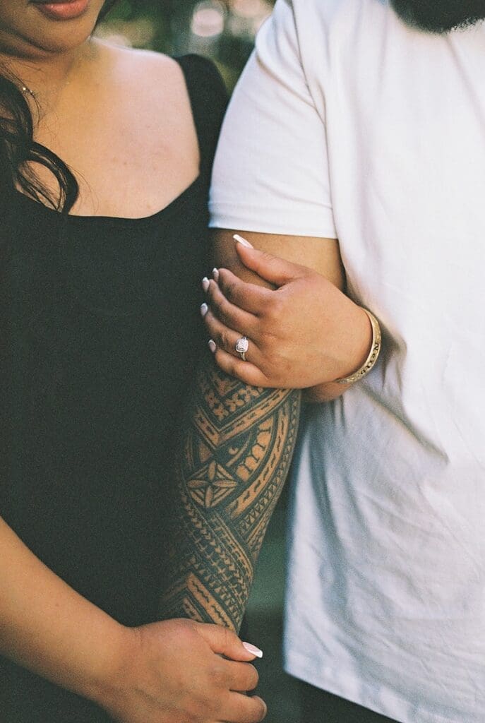 engagement session on film