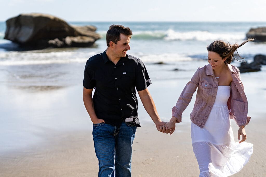 Pacific City engagement session