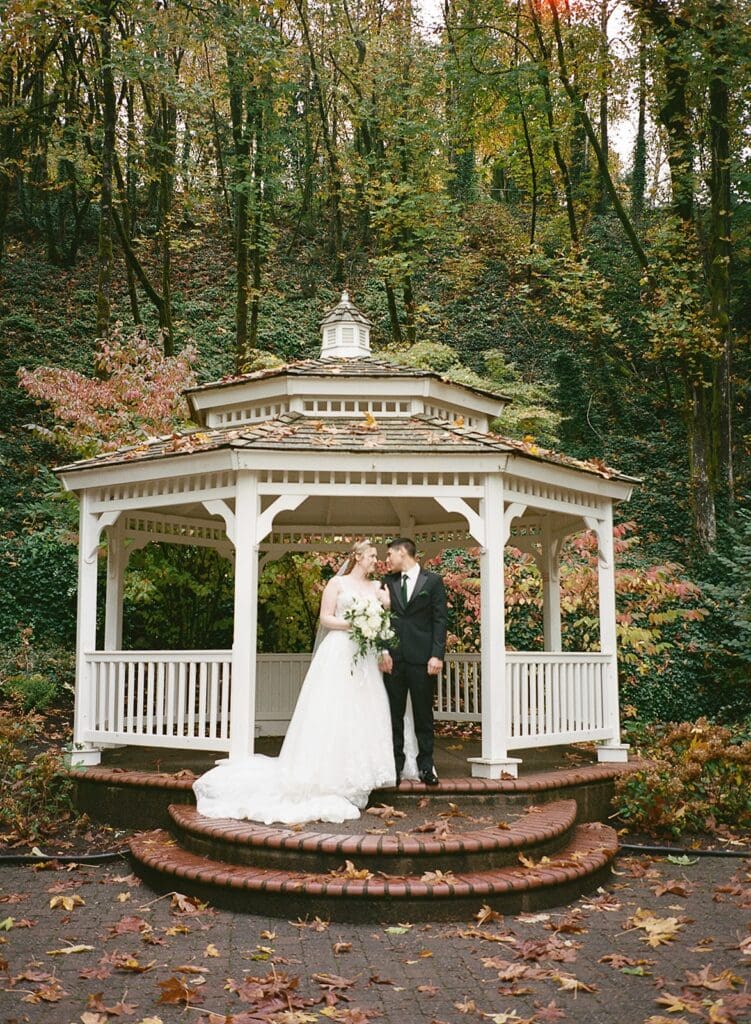 Abernethy Center gazebo on film