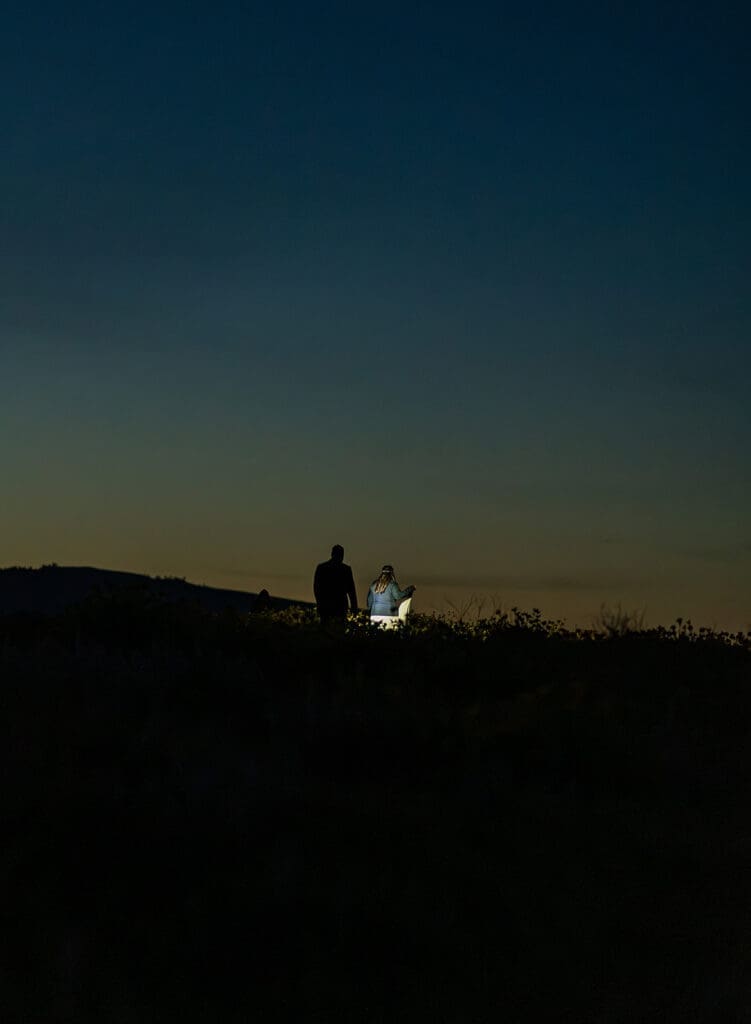 Columbia River Gorge sunrise elopement