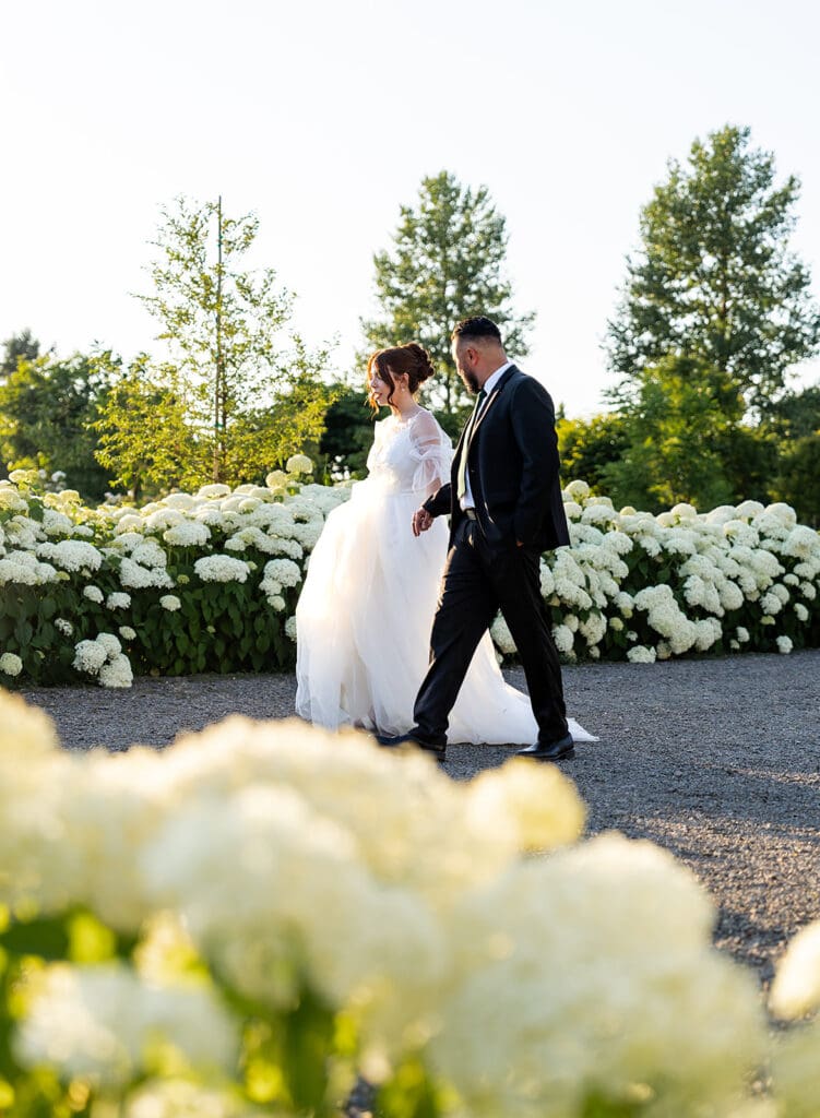 Monet vineyard garden wedding
