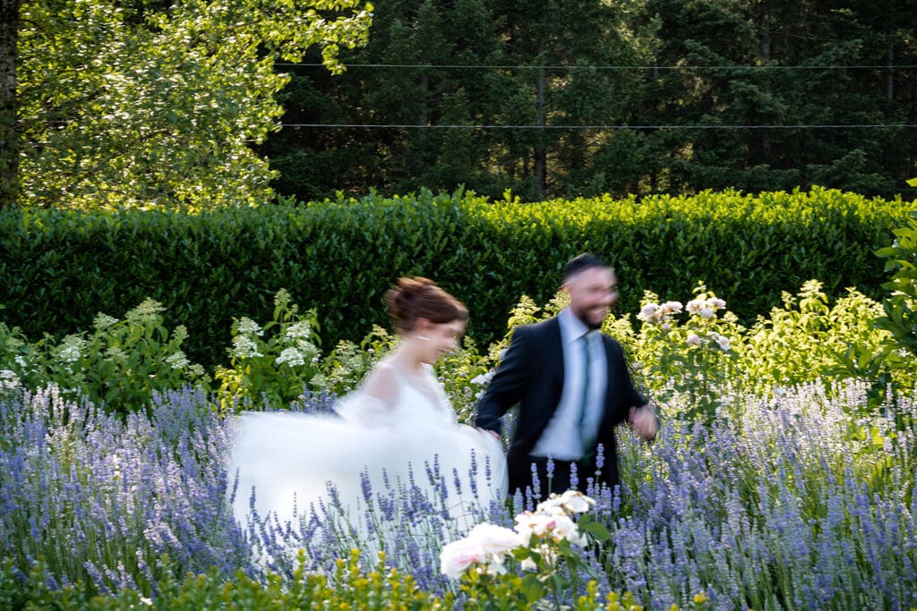 Monet vineyard wedding photos