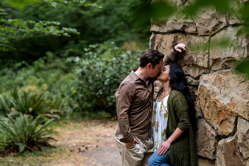Silver Falls Oregon engagment photo
