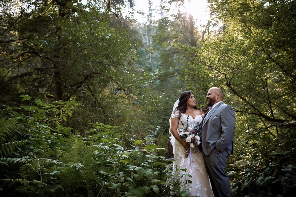 Bridal Veil Lakes Wedding Oregon